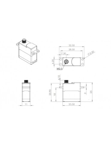 HV6150H (0.159s/60 , 10.9kg.cm)