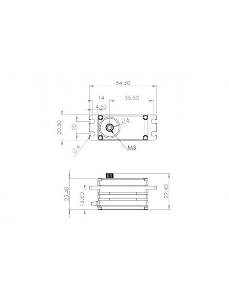 HBL550L (0.059s/60 , 15.0kg.cm)
