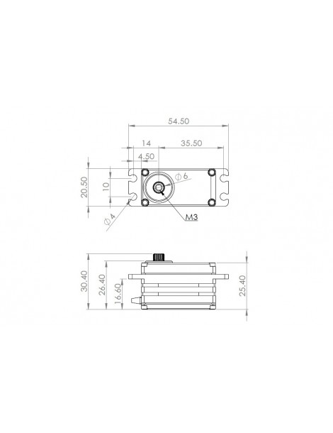 HBL550LX (0.083s/60 , 16.0kg.cm)