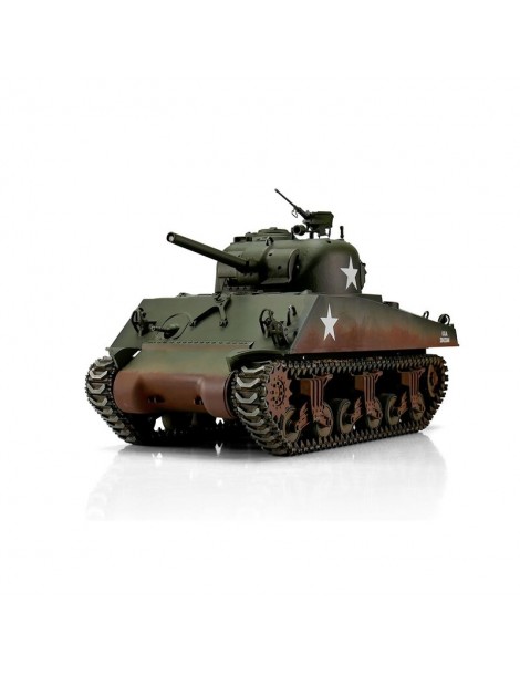 TORRO tank PRO 1/16 RC M4A3 Sherman 75mm green IR Smoke