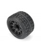 Pro-Line Wheels 3.8", Menace HP Belted Tires, Raid H17 Black Wheels (2)