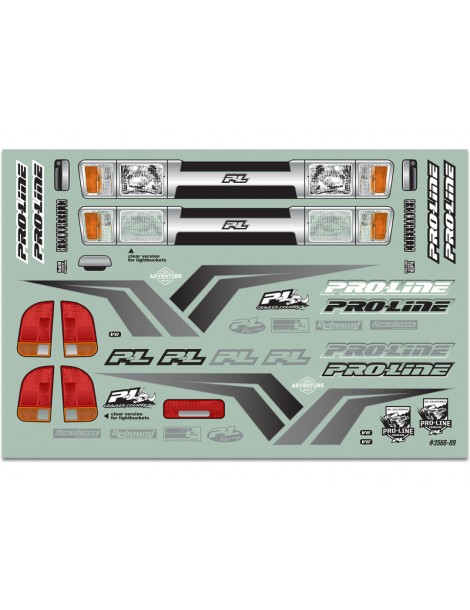 Pro-Line Body 1/10 Cliffhanger HP Cab-Only Crawlers (whellbase 313mm)