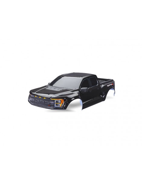 Traxxas Body, Ford Raptor R, complete (juodas)