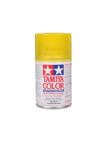 Tamiya Lexan purškiami dažai - translucent yellow, PS-42