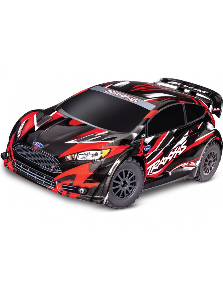 Traxxas Ford Fiesta 1:10 2BL 4WD RTR red