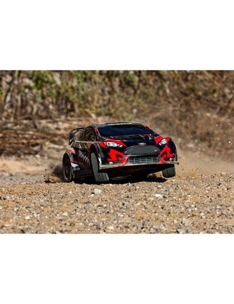 Traxxas Ford Fiesta 1:10 2BL 4WD RTR red