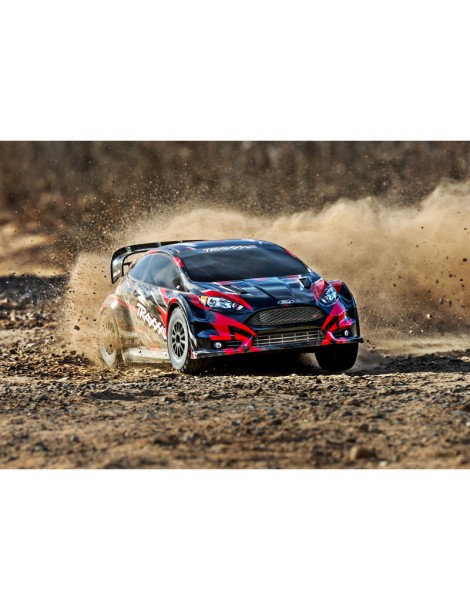 Traxxas Ford Fiesta 1:10 2BL 4WD RTR red