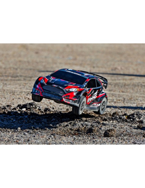 Traxxas Ford Fiesta 1:10 2BL 4WD RTR red
