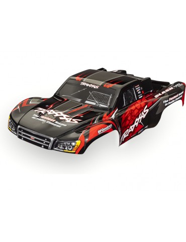 Traxxas Body, Slash VXL 2WD, red (painted, decals applied)