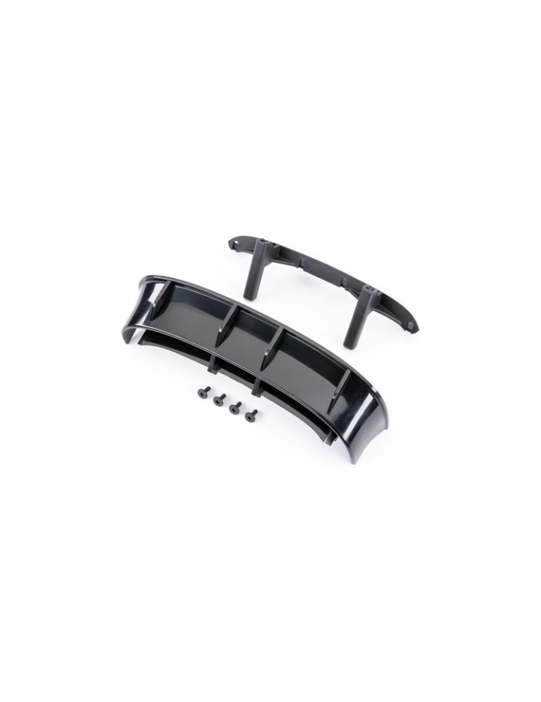 Traxxas Wing, Ford Fiesta ST Rally (black) (fits 7412)