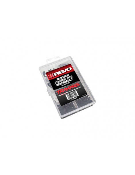 Traxxas Hardware kit, stainless steel, E-Revo VXL