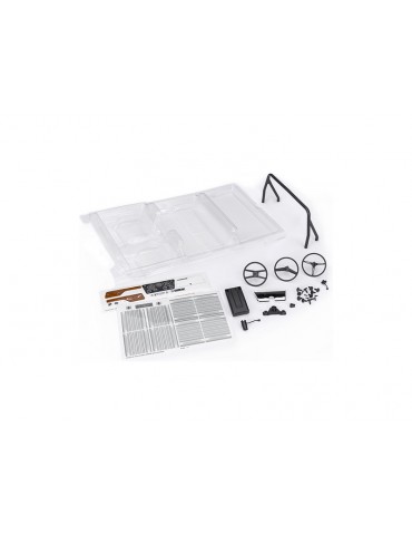Traxxas Interior, Chevrolet Blazer (1969-1972) (clear) (fits 9111 and 9112 bodies)