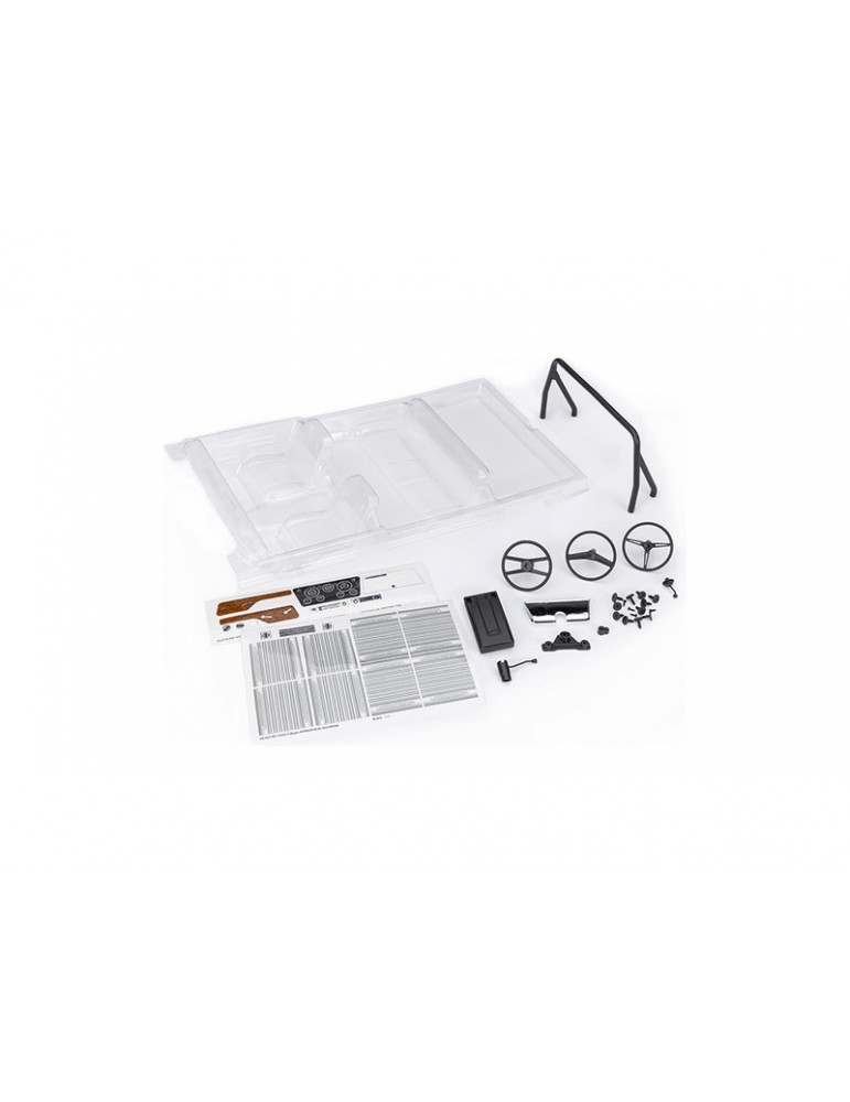 Traxxas Interior, Chevrolet Blazer (1969-1972) (clear) (fits 9111 and 9112 bodies)