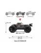 Arrma 1/10 Outcast 4S V2 BLX 4WD RTR Red
