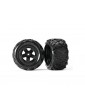 Traxxas Tires & wheels,Teton 5-spoke wheels, Teton tires (2)