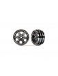 Traxxas Wheels 1.0", spoke (black chrome) (2)
