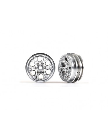 Traxxas Wheels 1.0", spoke (statin chrome) (2)