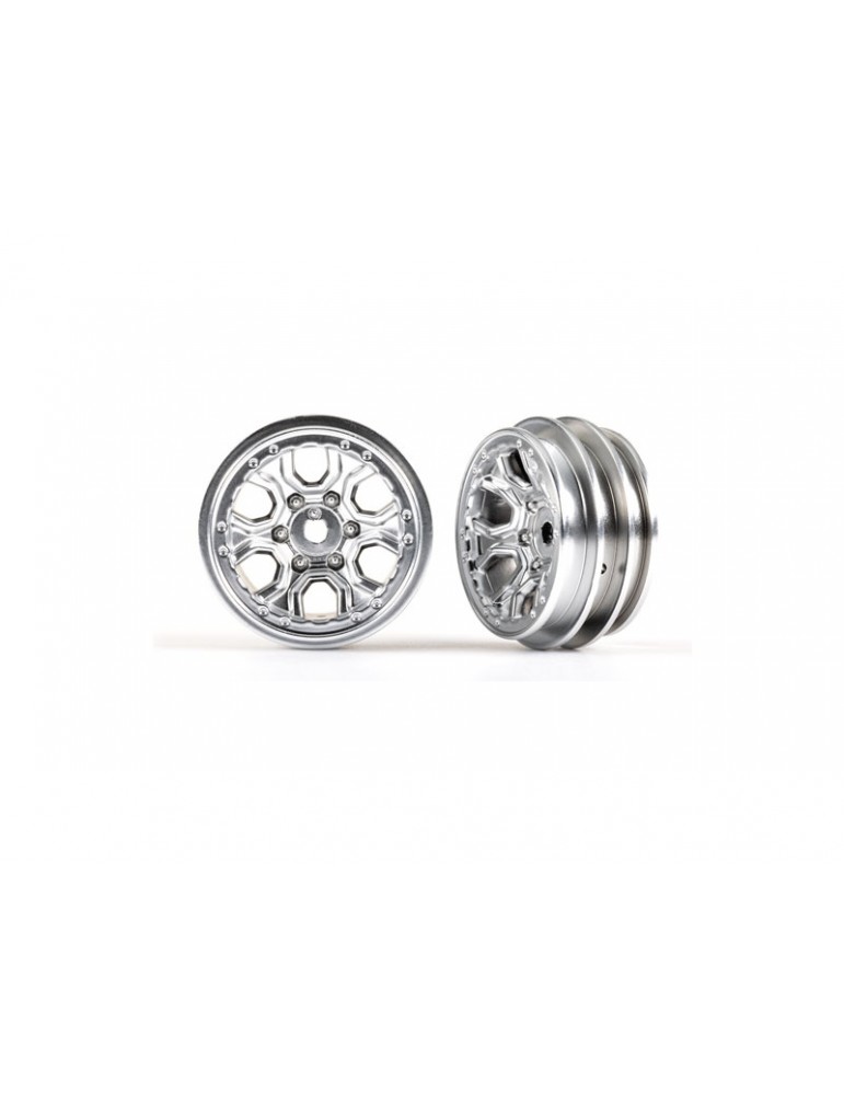 Traxxas Wheels 1.0", spoke (statin chrome) (2)