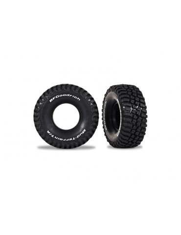 Traxxas Tires 1.0", BFGoodrich Mud-Terrain T/A KM3 (2)