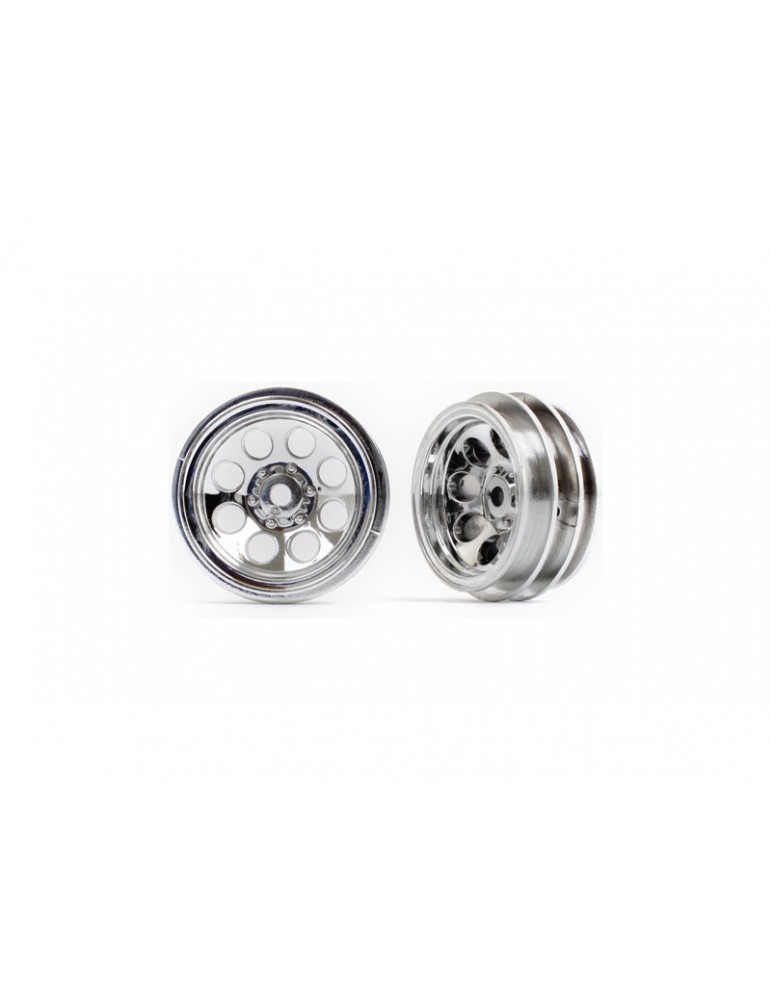 Traxxas Wheels, 1.0" (chrome) (2)
