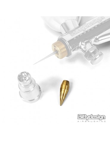 Cone Nozzle thread-free 0,3mm for Revolver trigger airbrush