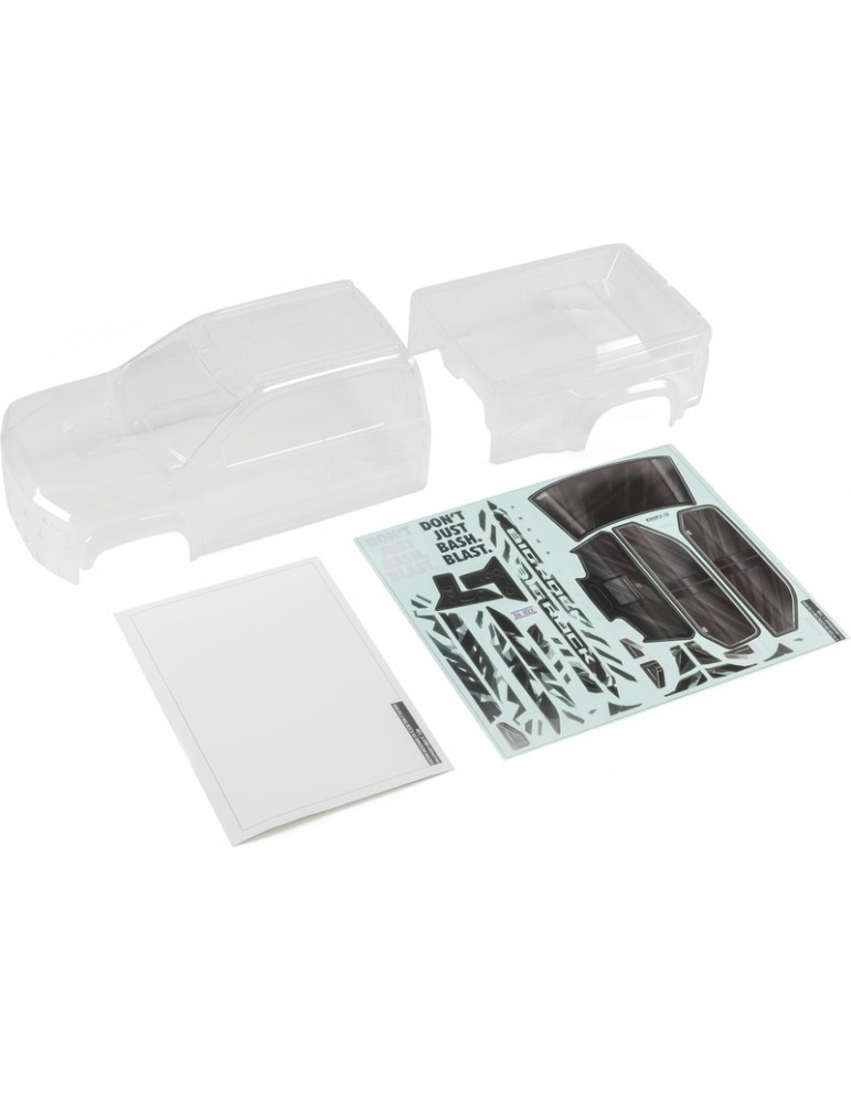 Arrma BIG ROCK Clear Body (Inc. Decals)