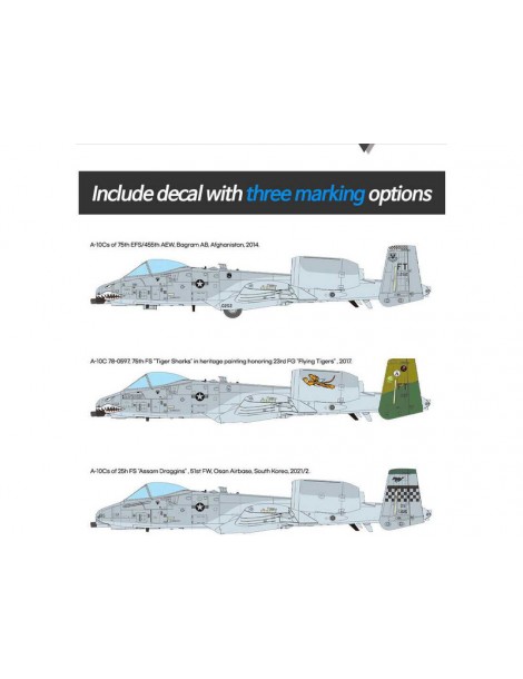 Academy Fairchilf A-10C USAF 75th FS Flying Tigers (1:48)
