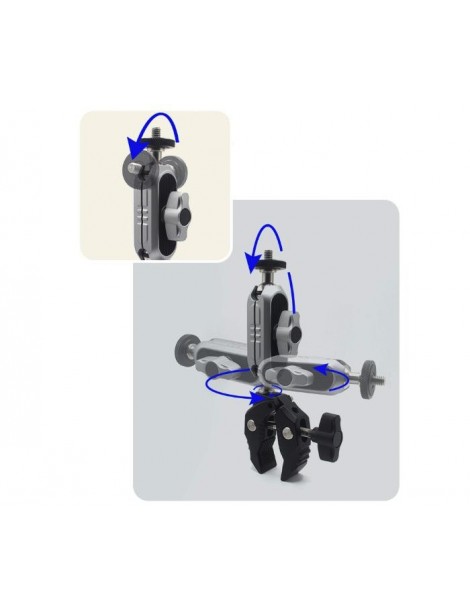 Aluminum Alloy Multi-function Clamp for Action Cameras