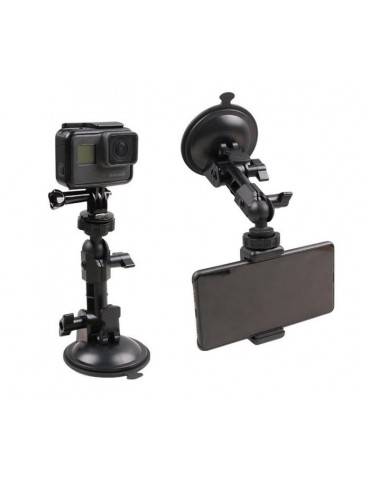 Multi-Angle Vehicle Mount for mobiles or action cameras