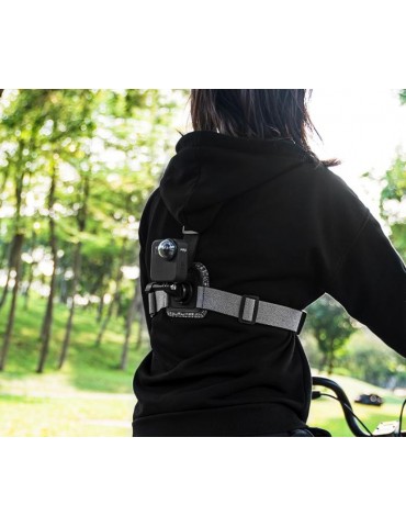 Adjustable Double-Camera Chest Band