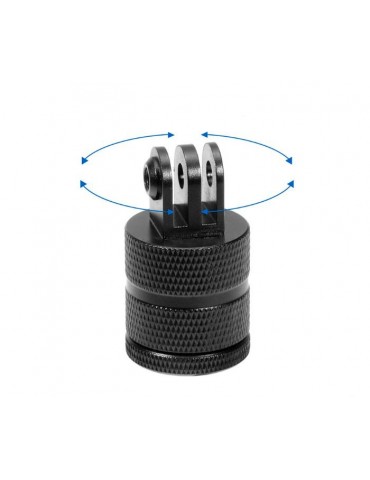 360 degrees Rotation Aluminum Alloy Adapter for DJI Osmo series and GoPro (Type 1)