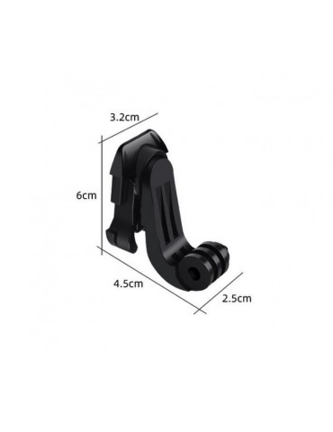 Rotatable J-Hook for Action Cameras (1 piece)