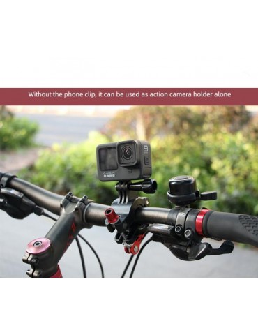 Smartphone Holder & Action Camera Holder Set for Bicycles