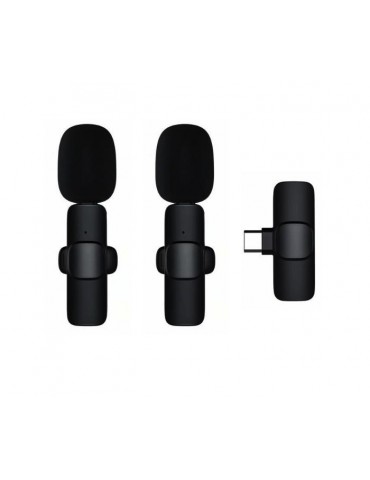 2-in-1 Type-C Lavalier Wireless Microphone (With Battery)