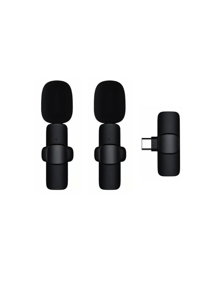 2-in-1 Type-C Lavalier Wireless Microphone (With Battery)
