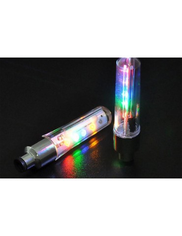 Colorful Valve Lights (With Battery) 2 pcs