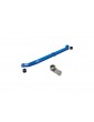 Traxxas Steering link, aluminum (blue-anodized)/ servo horn, metal/ spacers (2)