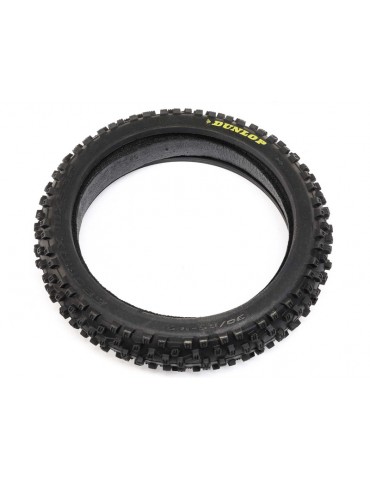 Losi Dunlop MX53 Front Tire w/Foam, 60 Shore: PM-MX