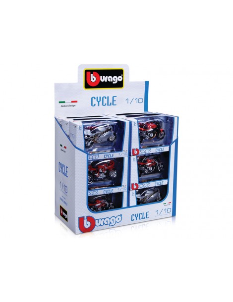 Bburago Motorbikes 1:18 (set 18ks)