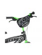 DINO Bikes - Children's bike 16" BMX black/green