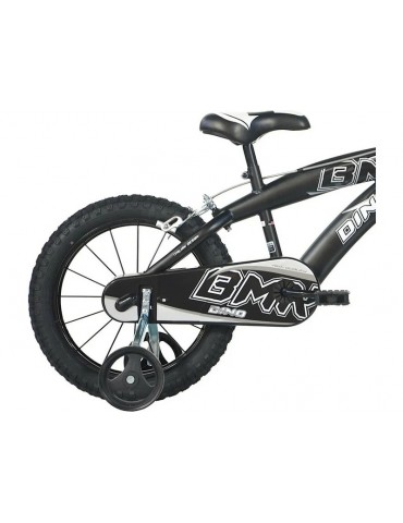 DINO Bikes - Children's bike 16" BMX black/green