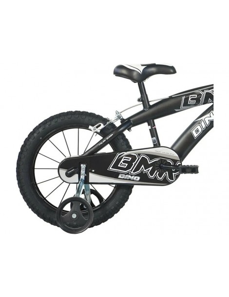 DINO Bikes - Children's bike 16" BMX black/green