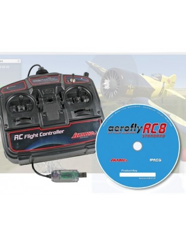 Aerofly RC8 STANDARD with USB GameCommander