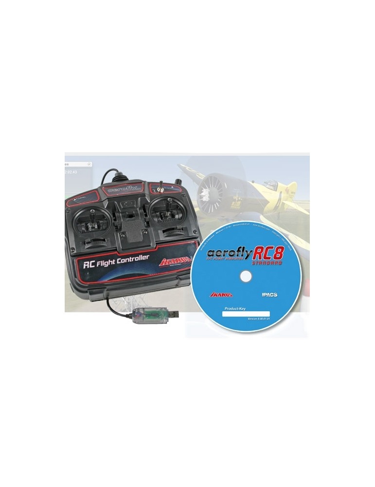 Aerofly RC8 STANDARD with USB GameCommander