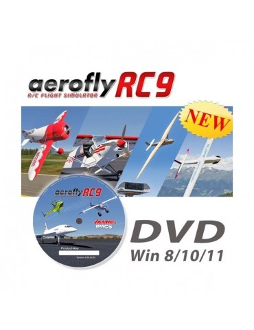 Aerofly RC9 on DVD for Win8/10/11