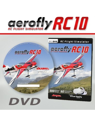 Aerofly RC10 on DVD for Win8.1/10/11