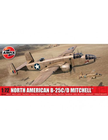 Lėktuvo modelis Airfix North American B-25C/D Mitchell (1:72)