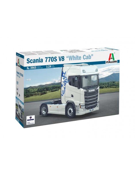 Vilkikas Italeri Scania S770 V8 White Cab (1:24)