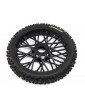 Losi Dunlop MX53 Front Tire Mounted, Black: PM-MX