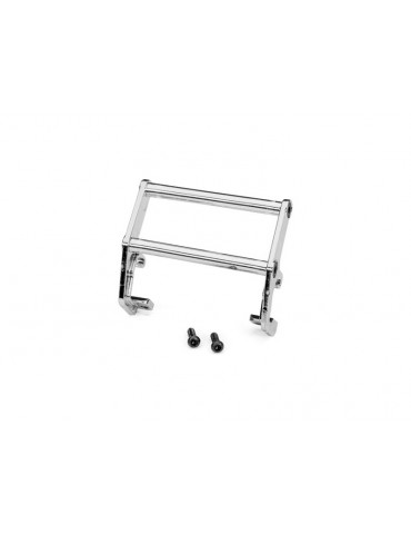 Traxxas Push bar, bumper, chrome (assembled) (fits 9834 bumper)